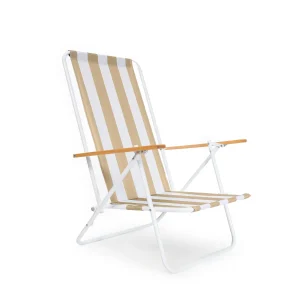 Silla playa Plegable Confort Beige