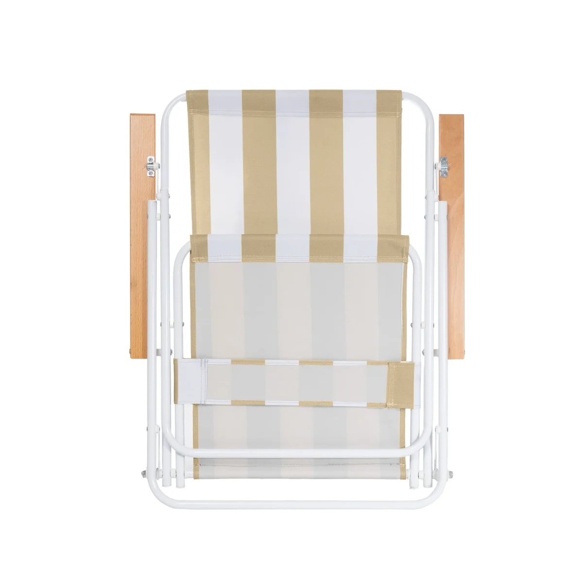 2 Sillas Plegable Confort Beige - Imagen 4