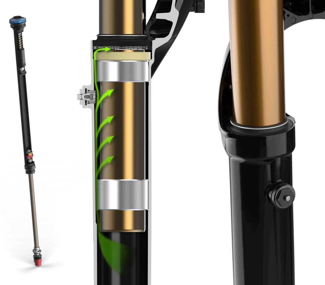 Horquilla FOX 38 Factory Grip2 Black - Imagen 7