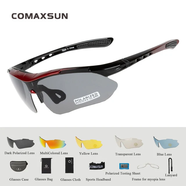 COMAXSUN Prescription Sport Sunglasses - Imagen 3