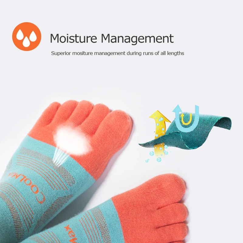 AONIJIE Ankle Toe Socks For Running (3 Pairs) - Imagen 7