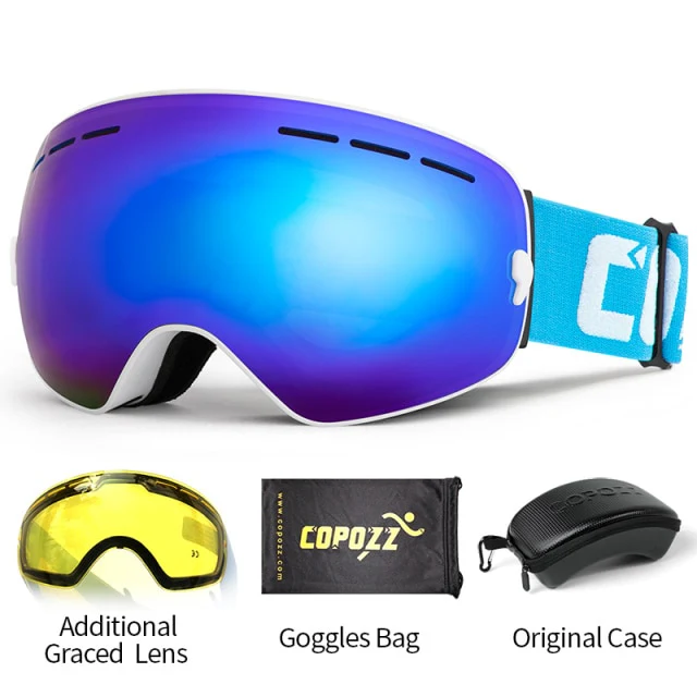COPOZZ Ski Goggles with Cloudy Night Lens - Imagen 4
