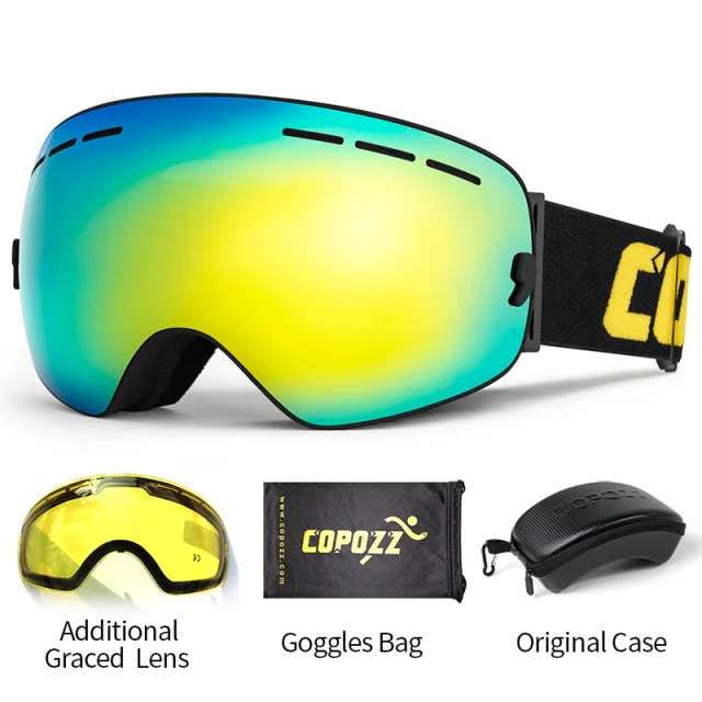 COPOZZ Ski Goggles with Cloudy Night Lens - Imagen 3