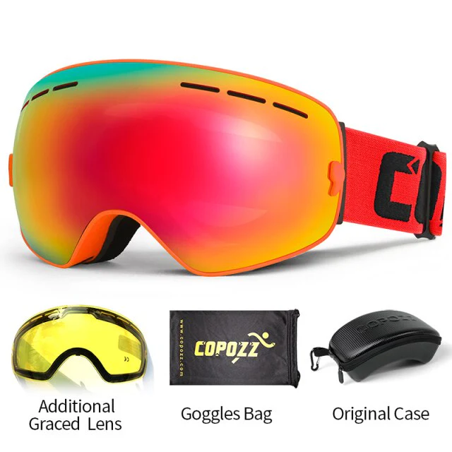 COPOZZ Ski Goggles with Cloudy Night Lens - Imagen 8