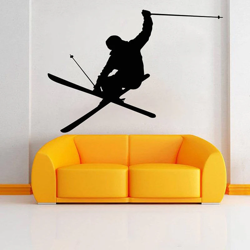 YOJA Cross Country Skiing Wall Decal