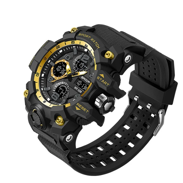 SANDA Waterproof Military Watch - Imagen 9