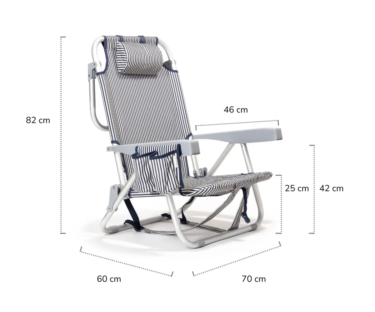 Pack 2 Sillas Traveler Azul - Imagen 5