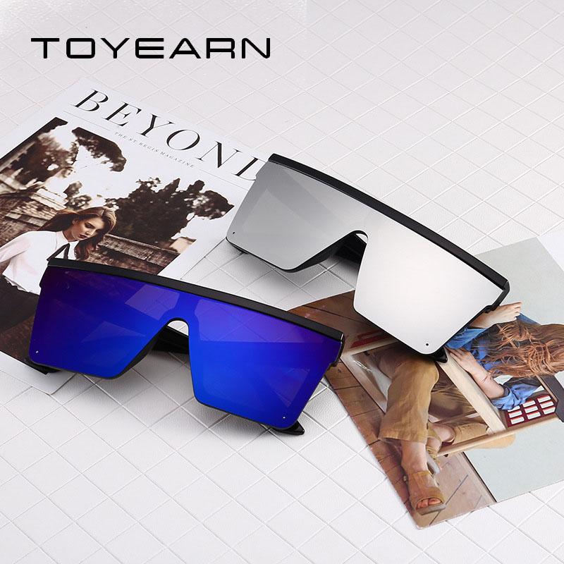 TOYEARN Square Sunglasses Women's - Imagen 4